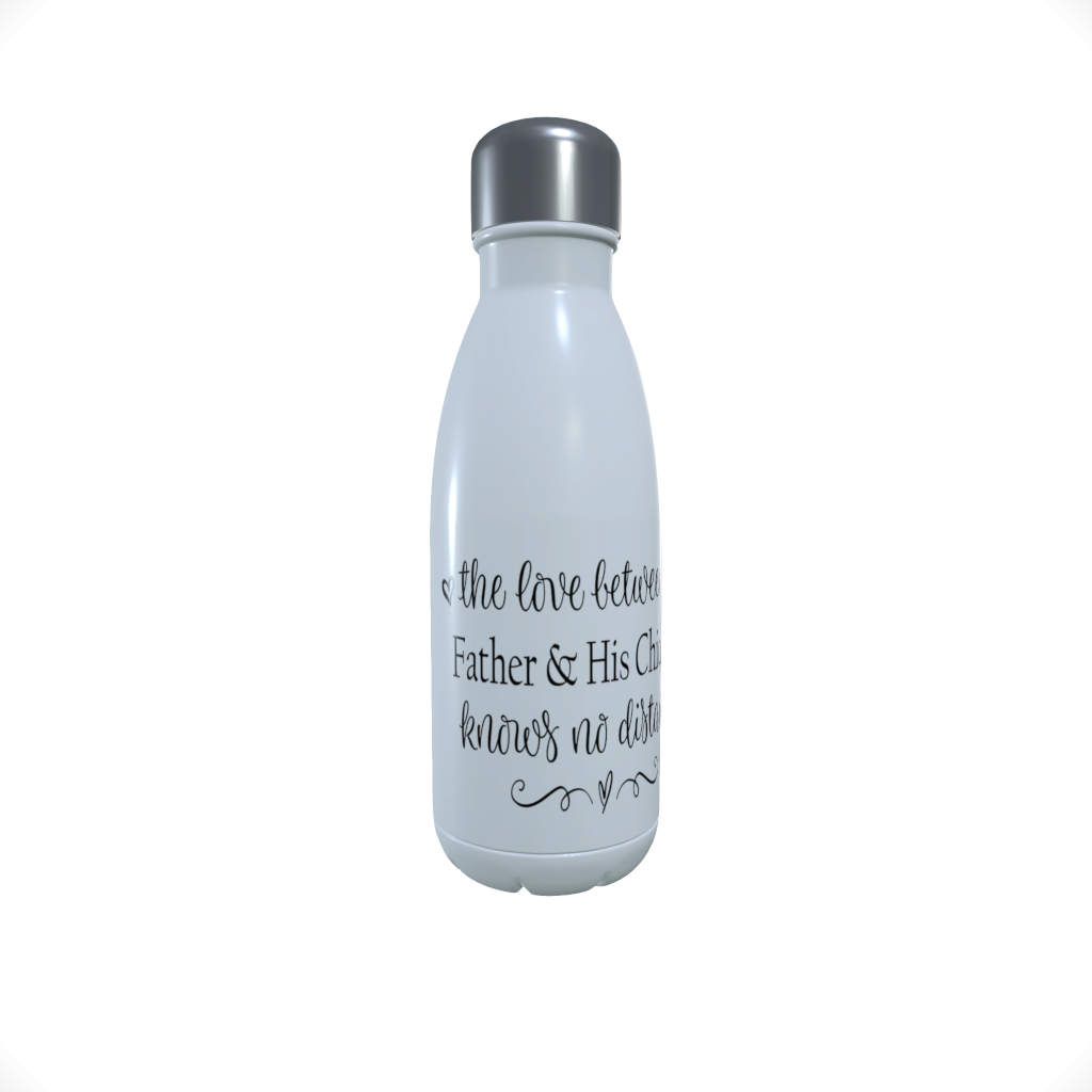 Father & Children Water Bottle, Personalised Fathers Day Gift